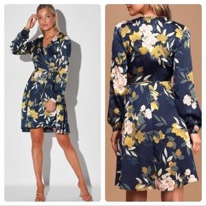 Lulu’s long sleeve wrap dress